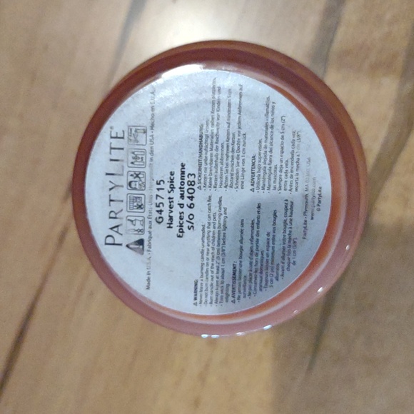 New‎ PartyLite Escential Jar Scented Candle - Orange Harvest Spice - Picture 5 of 5